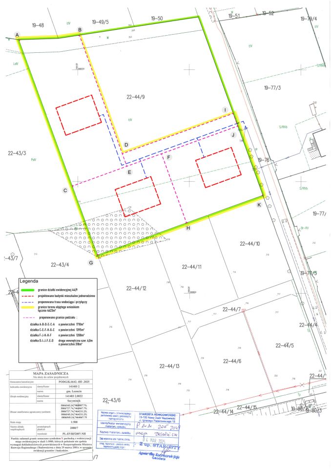 Działka budowlana Secyminek