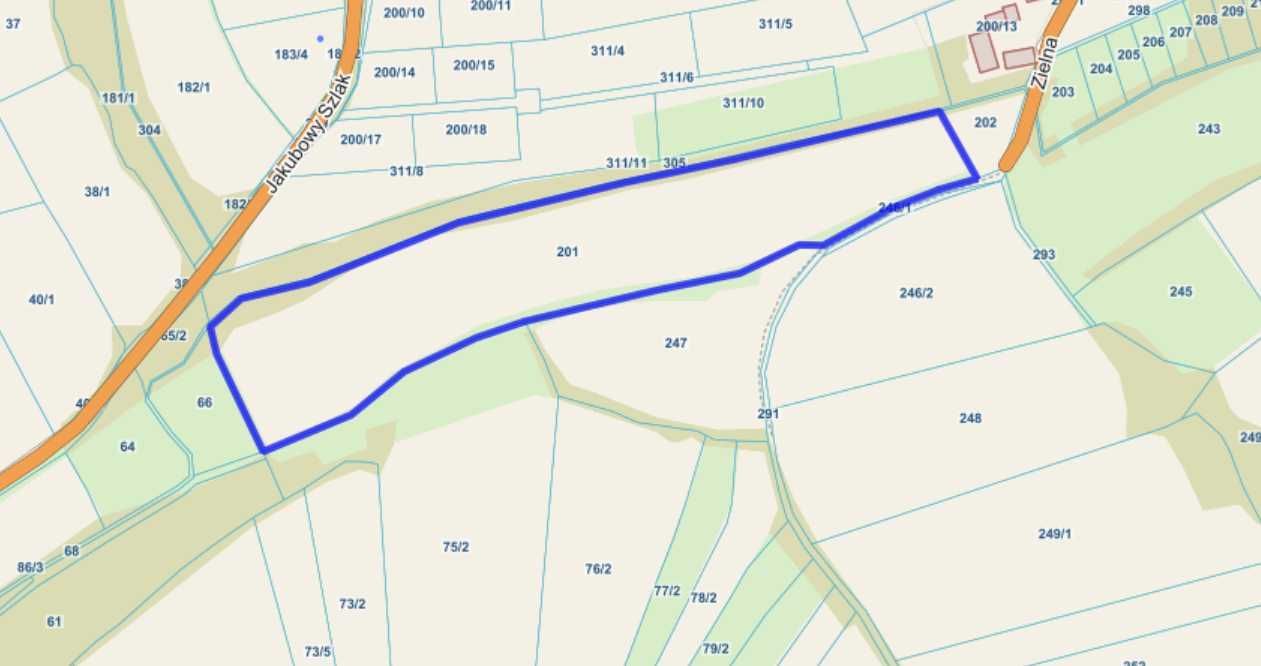 Działka rolna Zdzięsławice