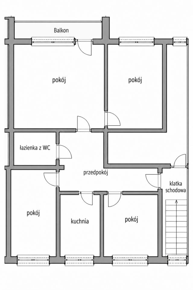Mieszkanie 4-pokojowe Kraków Mistrzejowice, os. Piastów. Zdjęcie 13