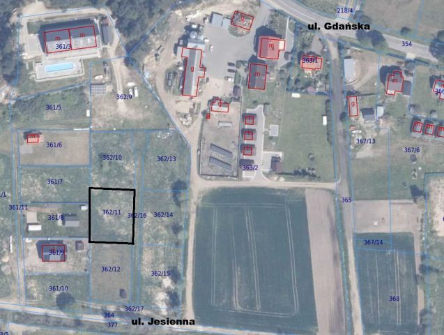 Działka budowlana Jantar, ul. Jesienna. Zdjęcie 1