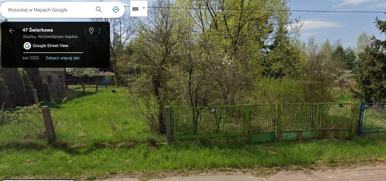 Działka rod Skałka, ul. Świerkowa