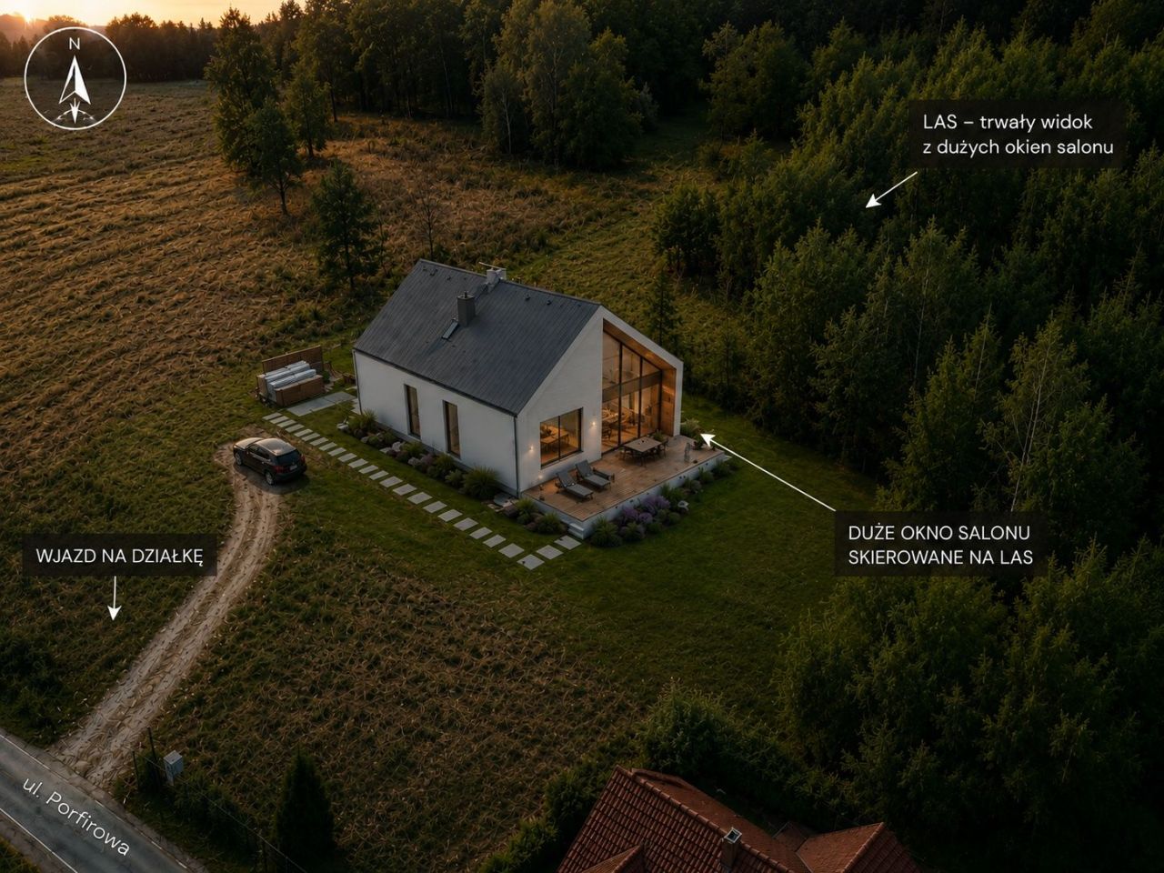 Działka budowlana Zalas, ul. Porfirowa. Zdjęcie 2