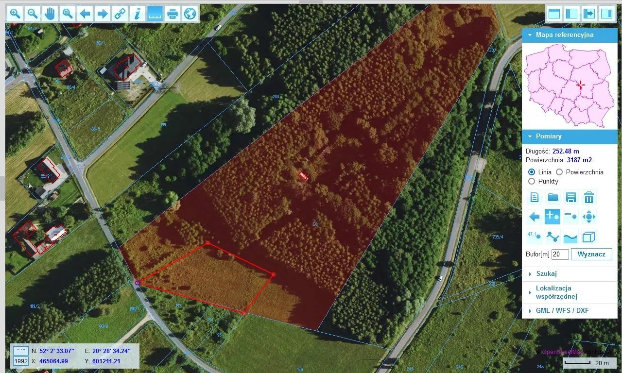 Działka rolno-budowlana Bieganów, ul. Cytrynowa. Zdjęcie 2