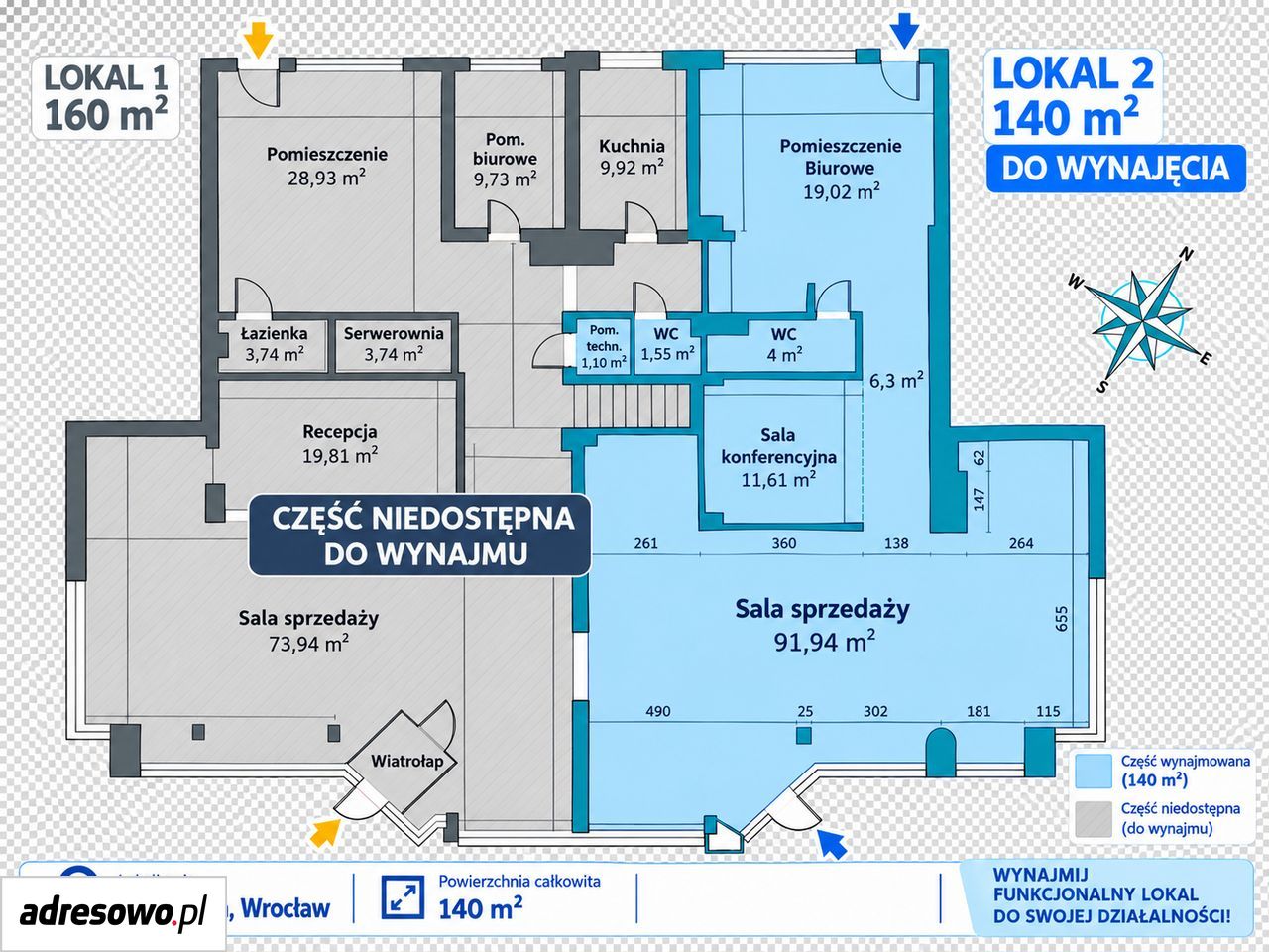 Lokal Wrocław Fabryczna, ul. Żelazna. Zdjęcie 6