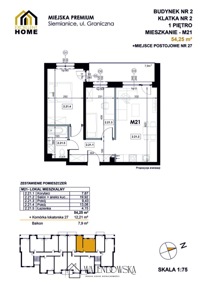 Mieszkanie 3-pokojowe Siemianice. Zdjęcie 7
