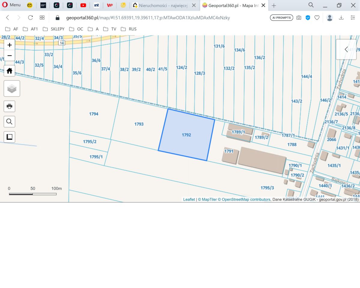 Działka inwestycyjna Ksawerów Teklin, ul. Zachodnia. Zdjęcie 2