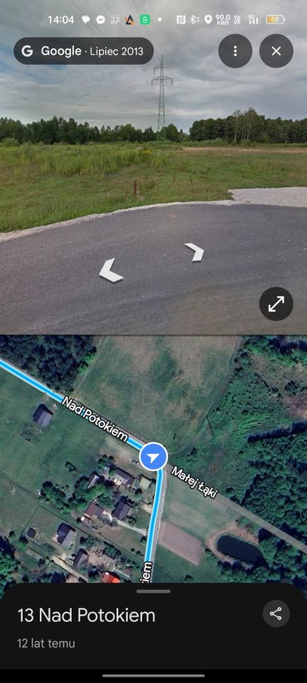 Działka rolno-budowlana Bolesławek, ul. Nad Potokiem. Zdjęcie 3