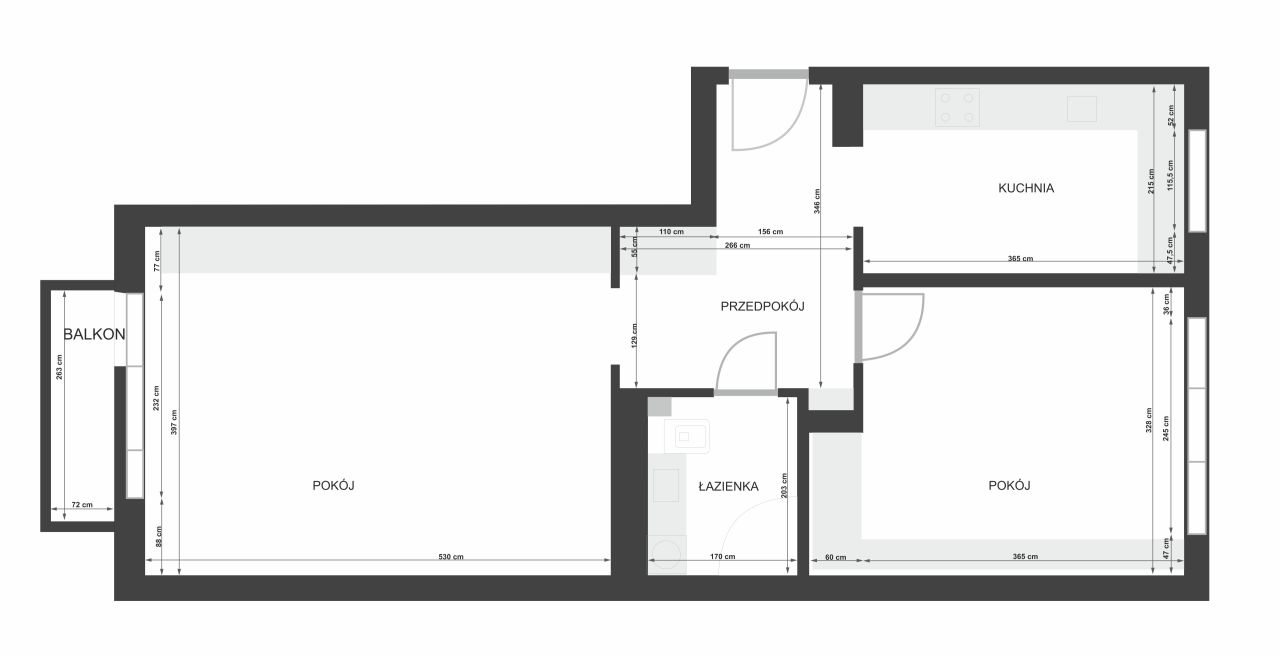 Mieszkanie 2-pokojowe Kraków Nowa Huta, os. Kolorowe. Zdjęcie 11