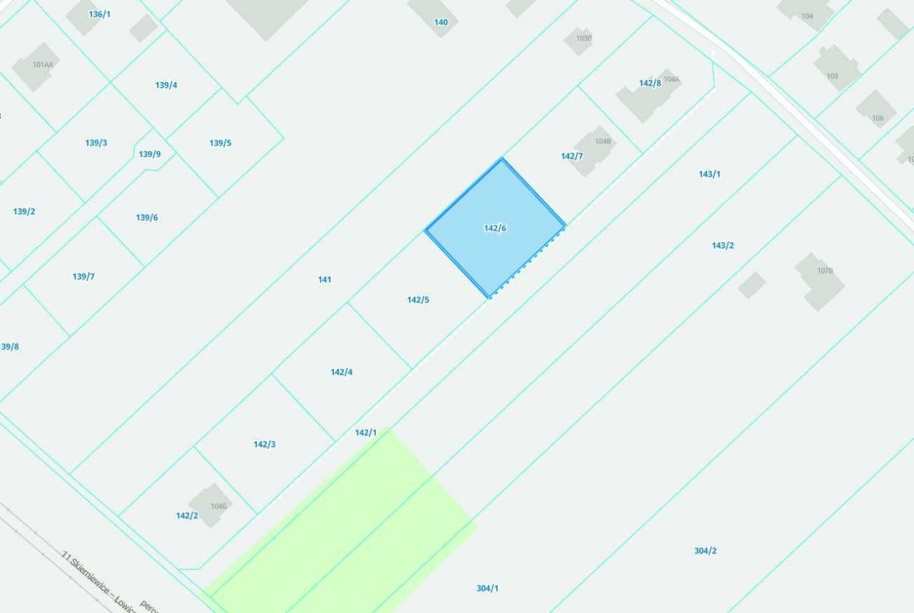 Działka budowlana Sierakowice Lewe. Zdjęcie 4