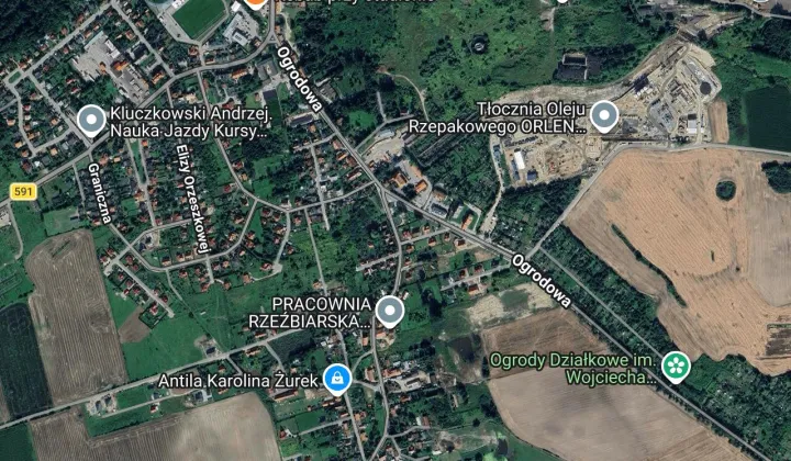 Działka budowlana Kętrzyn, ul. Andrzeja Samulowskiego