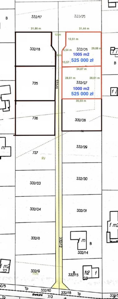 Działka budowlana Żółwin, ul. Graniczna. Zdjęcie 6