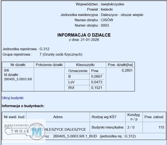 dom wolnostojący, 3 pokoje Cisów. Zdjęcie 7