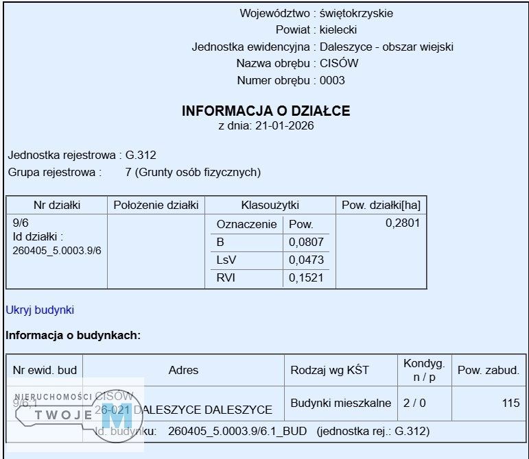 dom wolnostojący, 3 pokoje Cisów. Zdjęcie 7