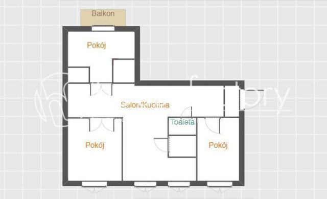 Mieszkanie 4-pokojowe Łódź. Zdjęcie 12
