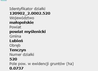 Działka budowlana Tenczyn. Zdjęcie 6
