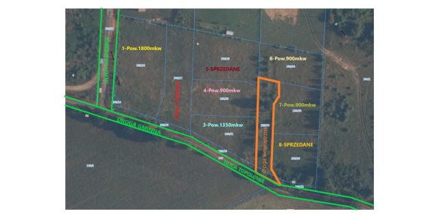 Działka budowlana Cewice, ul. Topolowa. Zdjęcie 1