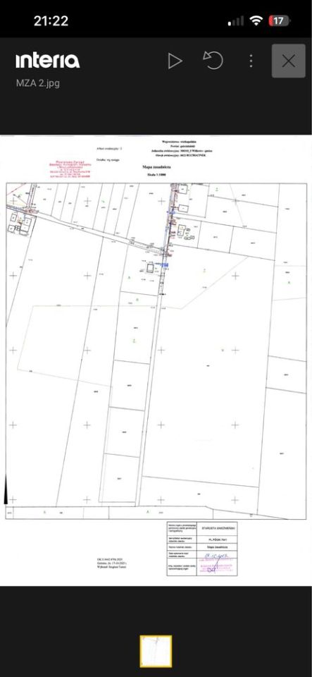 Działka budowlana Ruchocinek