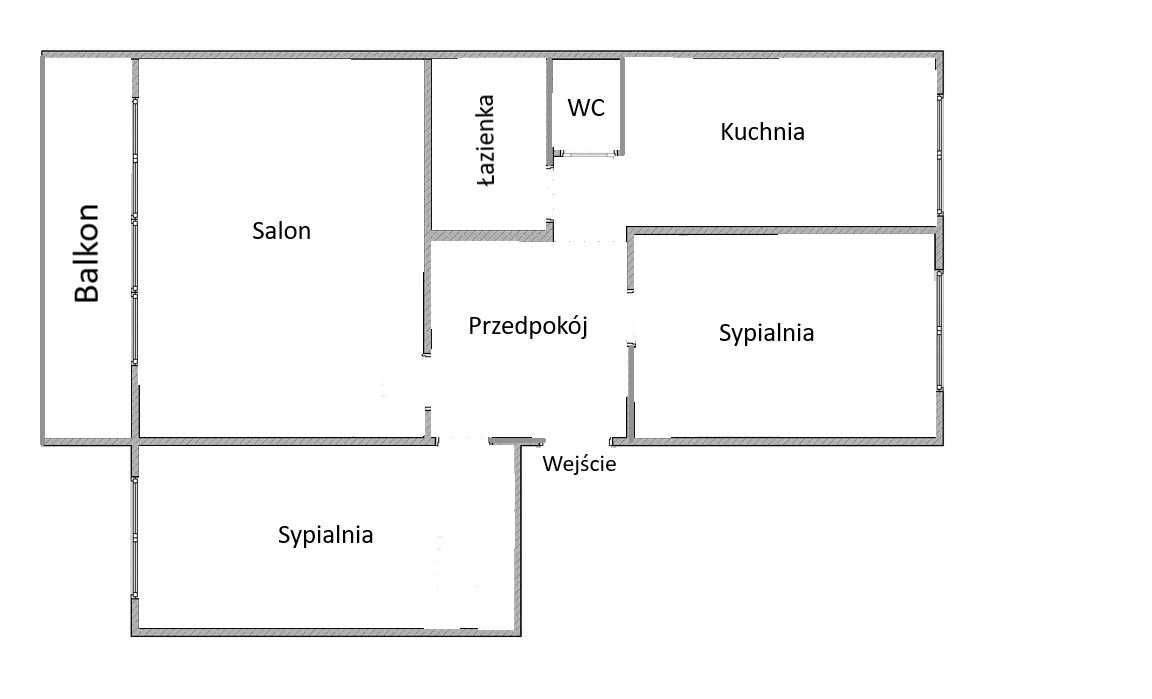 Mieszkanie 3-pokojowe Łódź Bałuty, ul. 11 Listopada. Zdjęcie 5