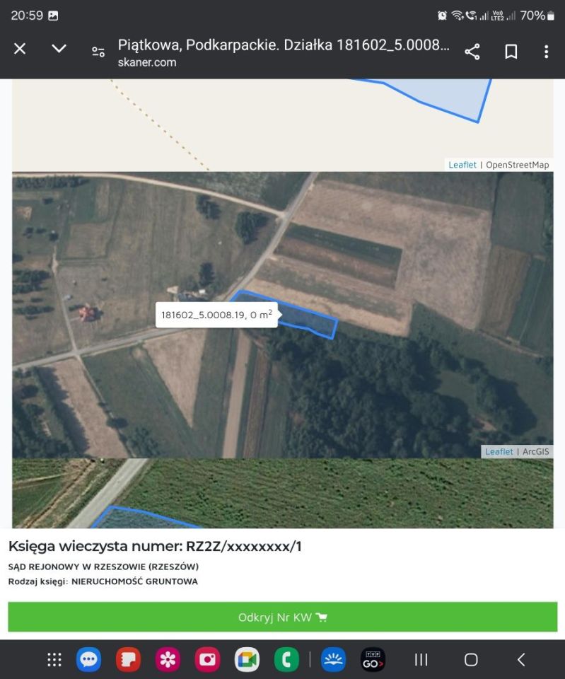 Działka rolna Piątkowa. Zdjęcie 2