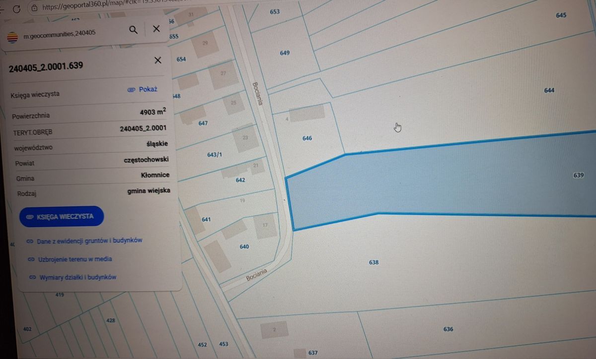 Działka inwestycyjna Adamów, ul. Bociania. Zdjęcie 9