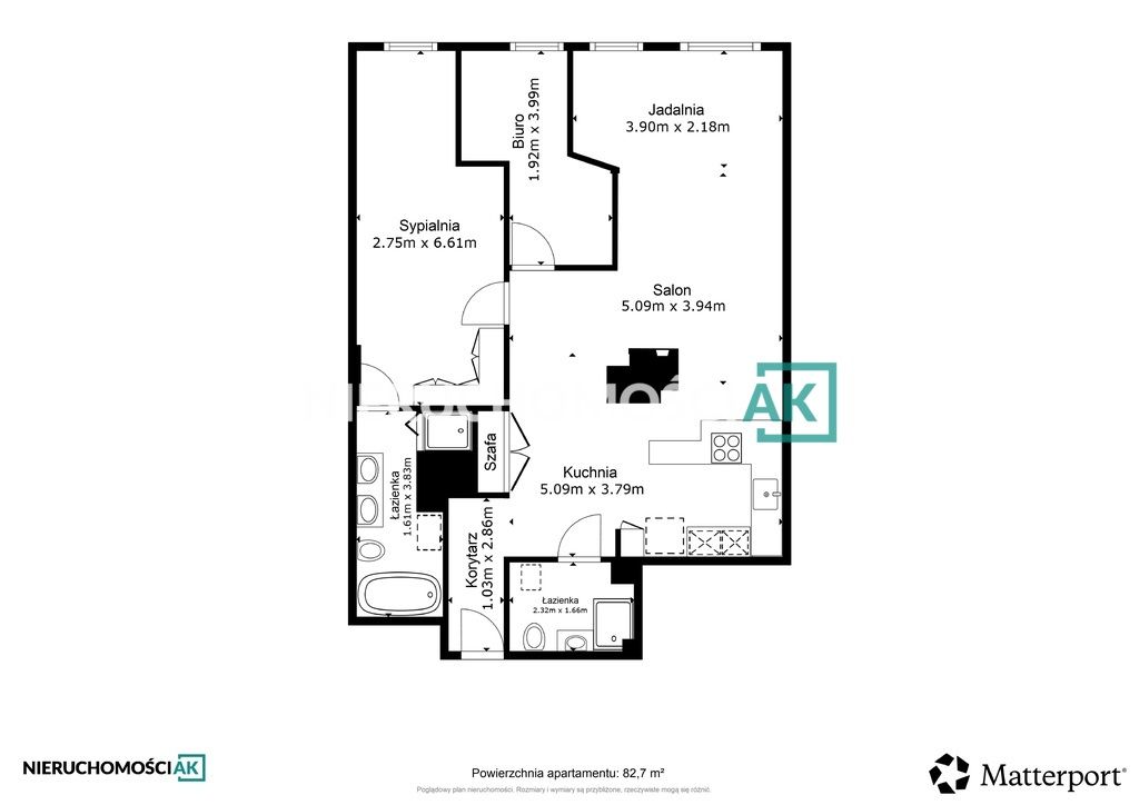 Mieszkanie 3-pokojowe Poznań Garbary, ul. Wenecjańska. Zdjęcie 17