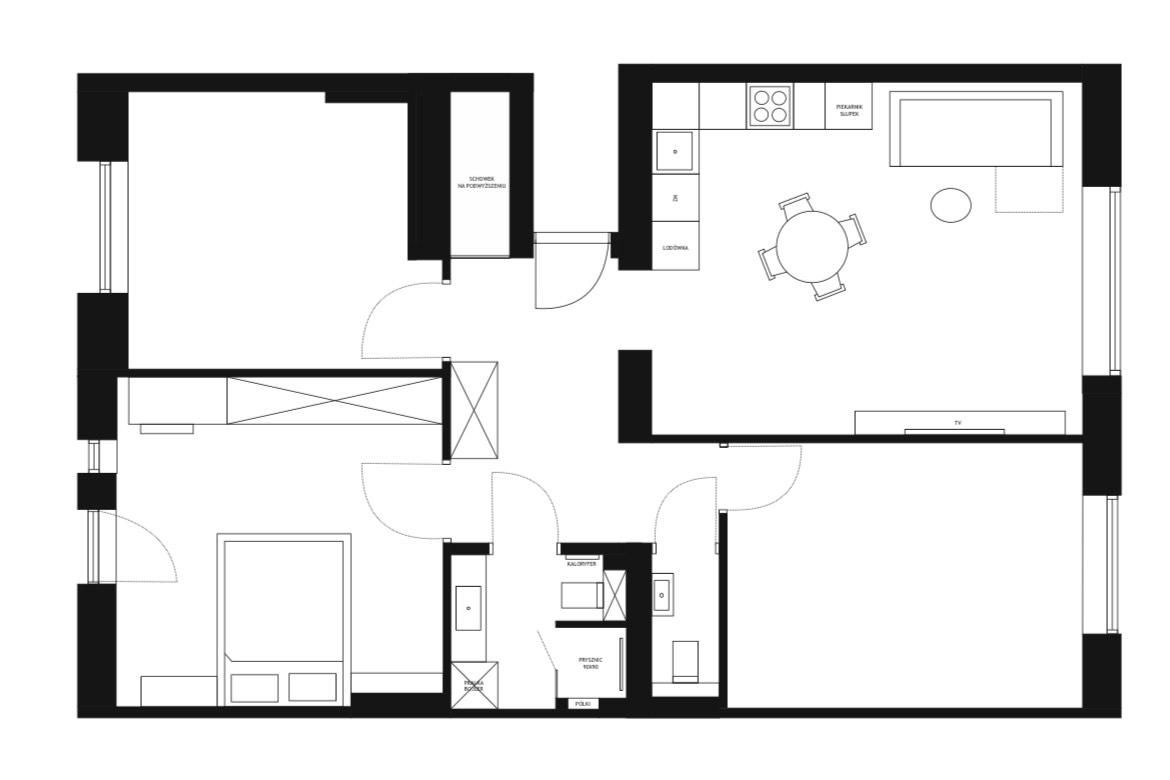 Mieszkanie 4-pokojowe Kraków Krowodrza, ul. Józefa Friedleina. Zdjęcie 4