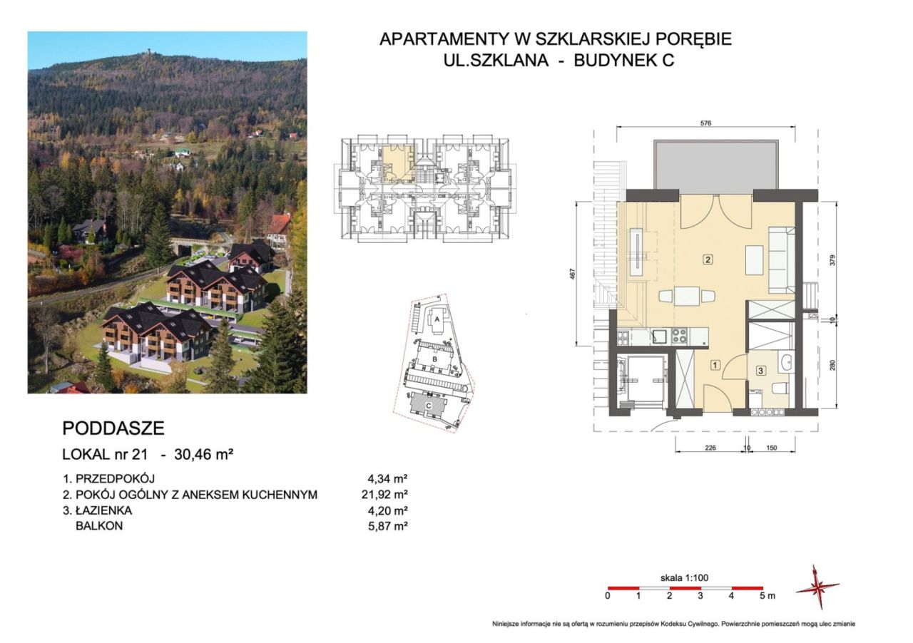 Mieszkanie 2-pokojowe Szklarska Poręba. Zdjęcie 11