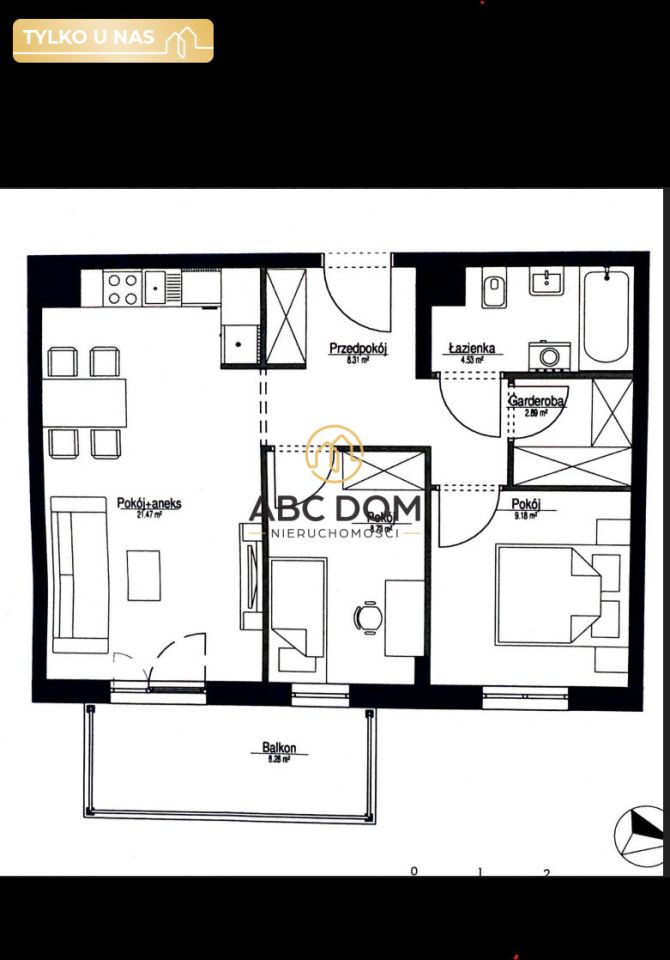 Mieszkanie 3-pokojowe Pruszcz Gdański, ul. Władysława Sikorskiego. Zdjęcie 14