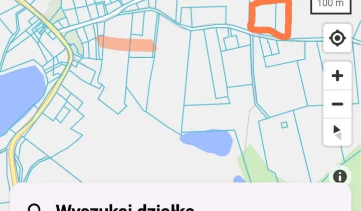 Działka rolna Sikory