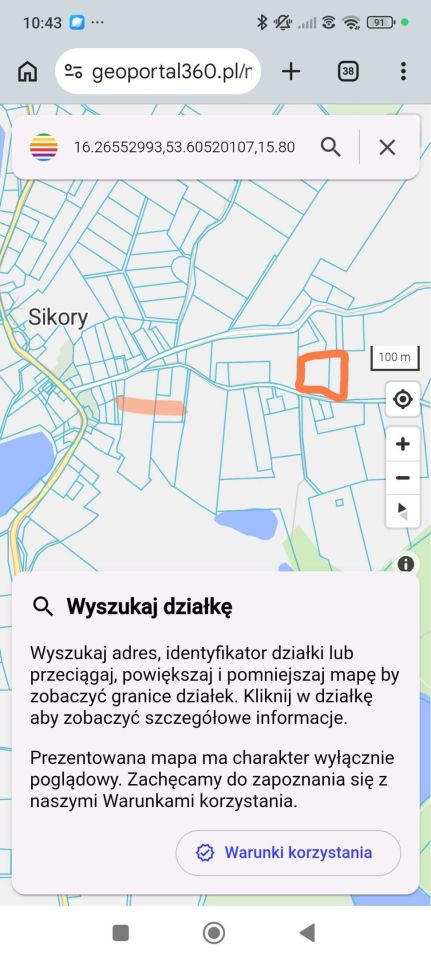 Działka rolna Sikory. Zdjęcie 1