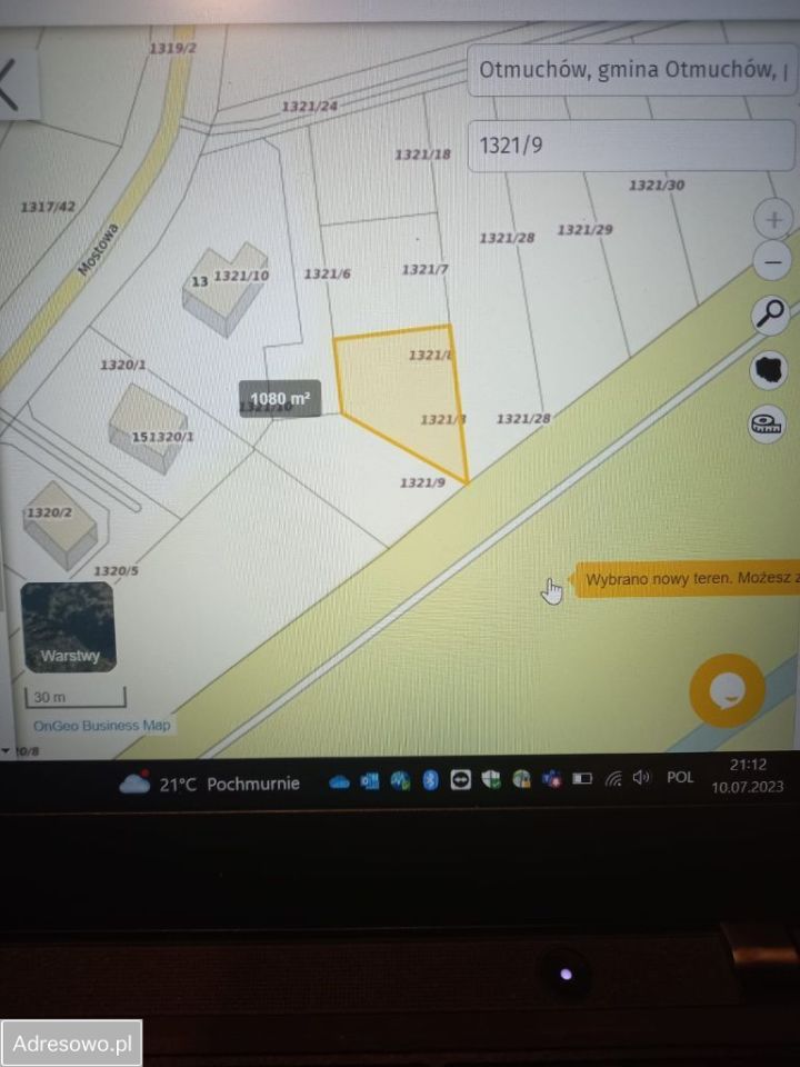 Działka budowlana Otmuchów, ul. Mostowa. Zdjęcie 2