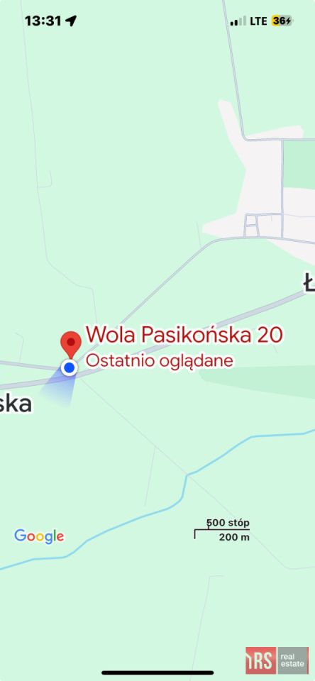 Działka rolna Wola Pasikońska. Zdjęcie 8