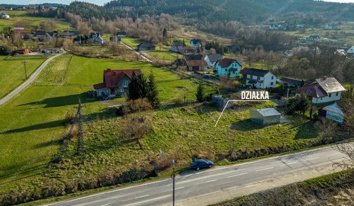 Działka inwestycyjna Budzów