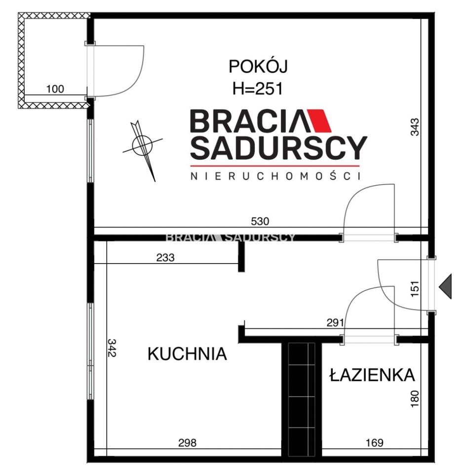Mieszkanie 1-pokojowe Kraków Podgórze, ul. por. Halszki. Zdjęcie 21