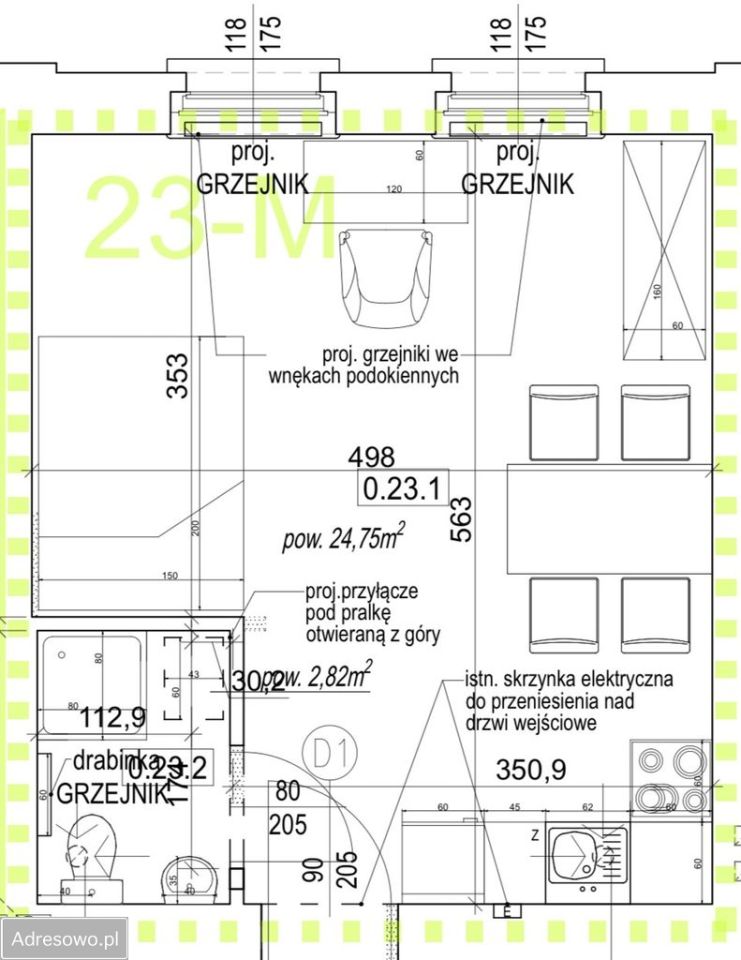 Mieszkanie 1-pokojowe Łódź Księży Młyn, ul. Przędzalniana. Zdjęcie 11