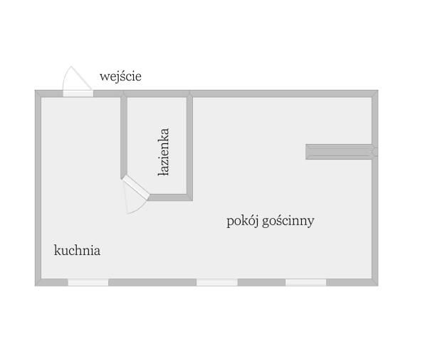 Mieszkanie 1-pokojowe Elbląg, al. Grunwaldzka. Zdjęcie 8