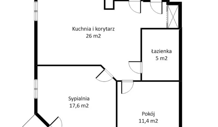 Mieszkanie 3-pokojowe Grodzisk Mazowiecki, ul. Rusałki