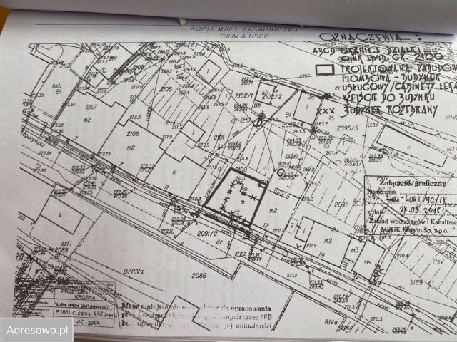 Działka inwestycyjna Krosno, ul. Kapucyńska. Zdjęcie 1