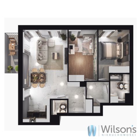 Mieszkanie 3-pokojowe Piastów. Zdjęcie 4