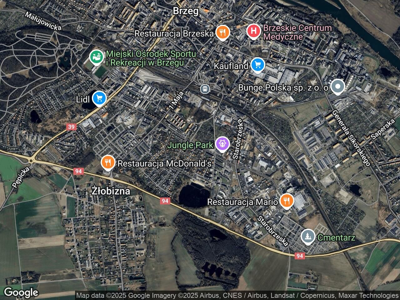 Działka rod Brzeg Centrum, ul. Słowackiego