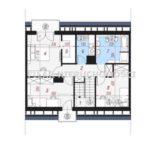 dom szeregowy, 4 pokoje Obora. Zdjęcie 7