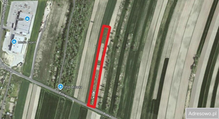 Działka inwestycyjna Łęczna, ul. Polna. Zdjęcie 4