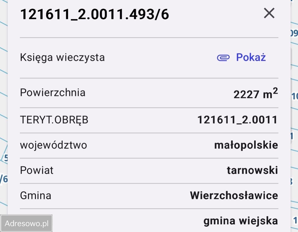 Działka budowlana Wierzchosławice Trzydniaki. Zdjęcie 2
