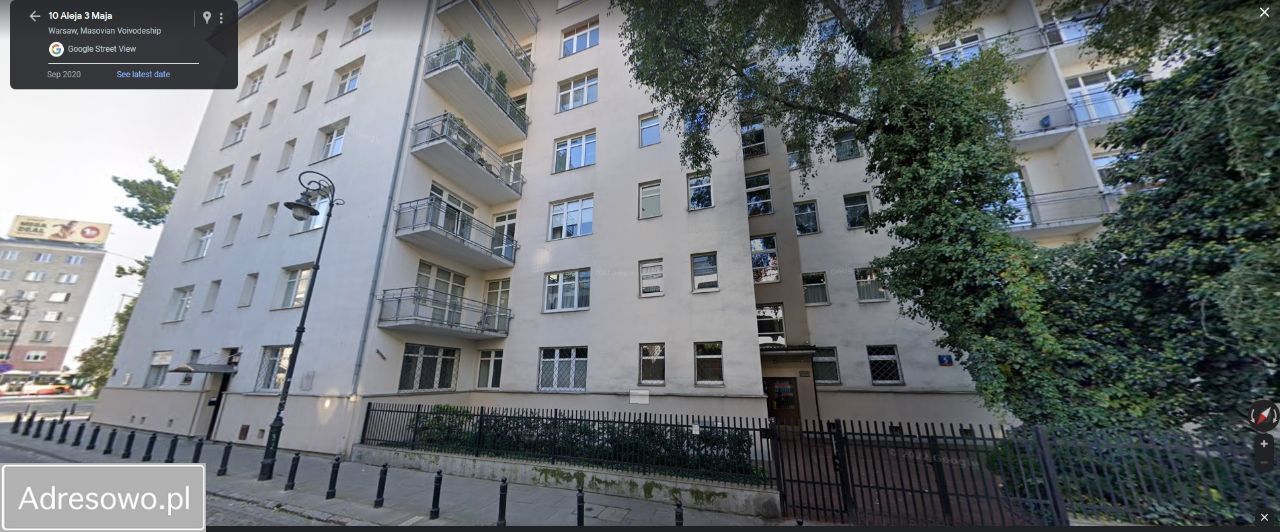 Mieszkanie 3-pokojowe Warszawa Powiśle, al. 3 Maja