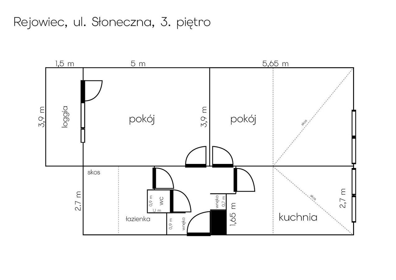 Mieszkanie 2-pokojowe Rejowiec, ul. Słoneczna. Zdjęcie 17