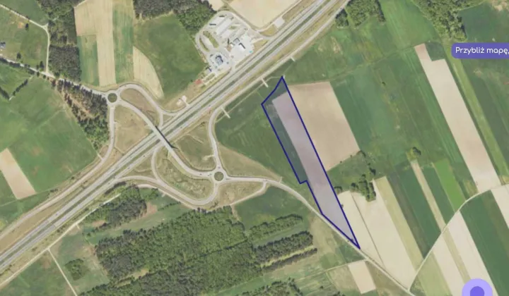 Działka inwestycyjna Czachy-Kołaki