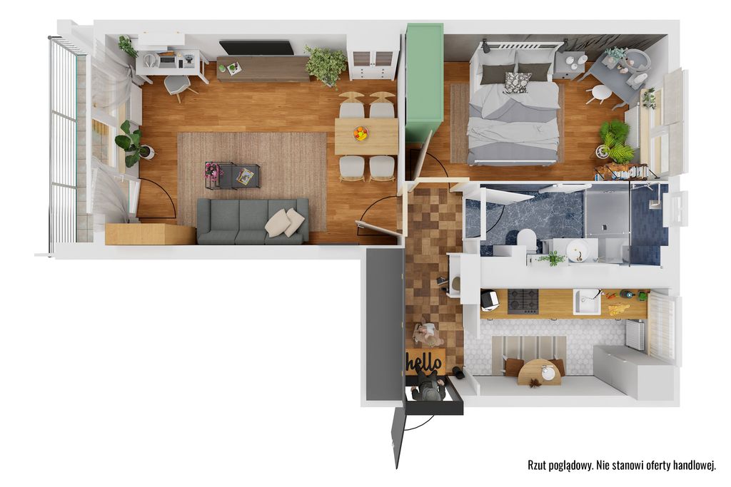 Mieszkanie 2-pokojowe Warszawa Mokotów, ul. Oskara Kolberga. Zdjęcie 14