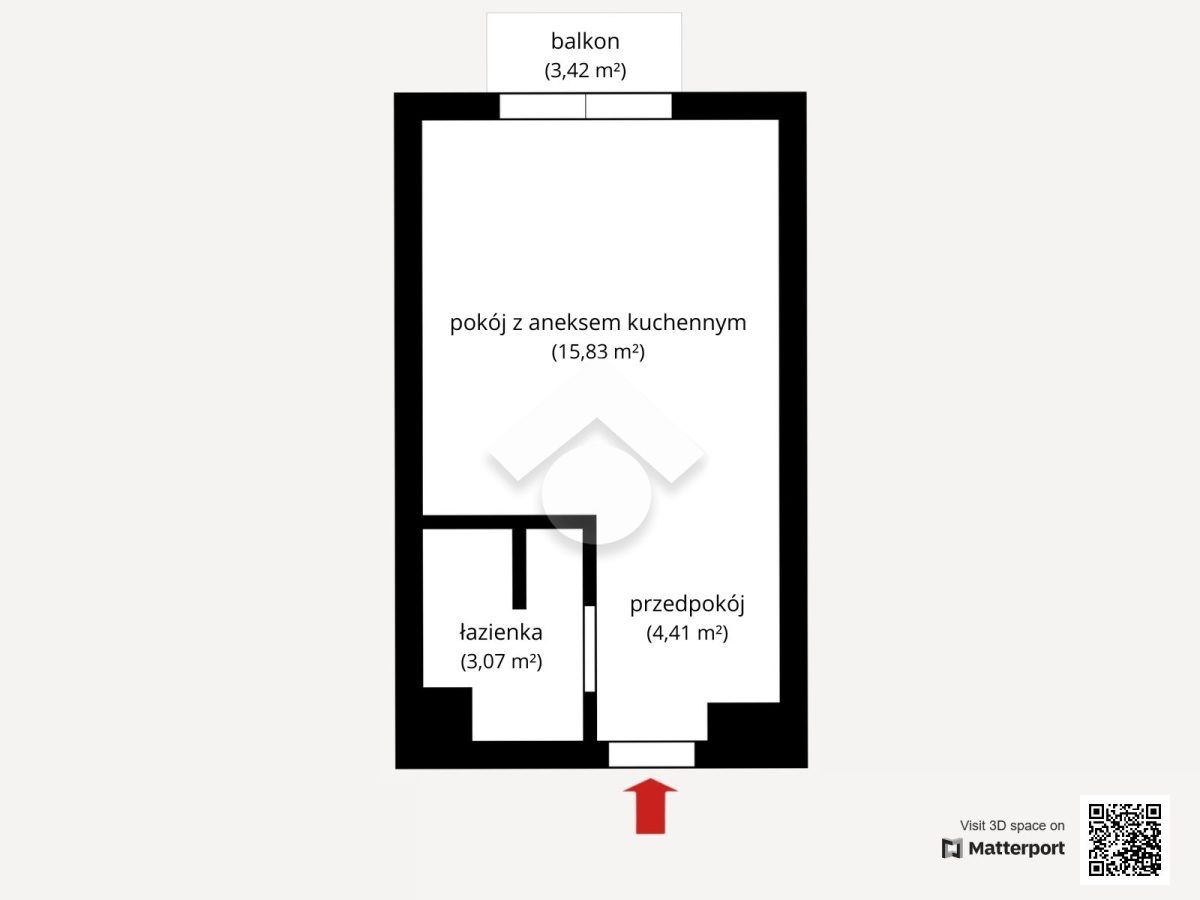 Mieszkanie 1-pokojowe Wrocław Kleczków, ul. Antoniego Słonimskiego. Zdjęcie 18