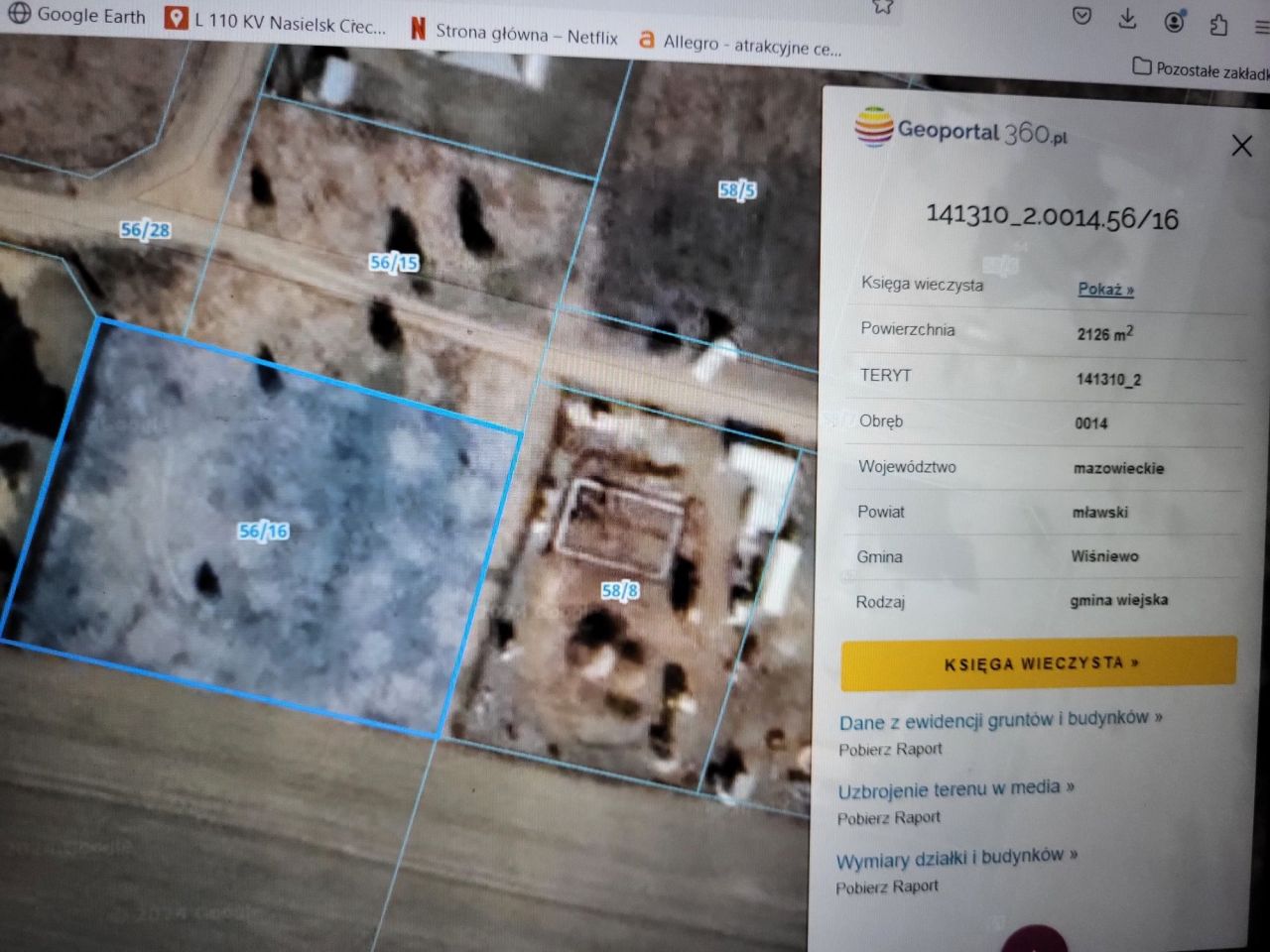 Działka budowlana Wiśniewo. Zdjęcie 2