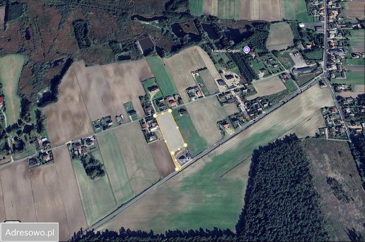 Działka budowlana Grąblin. Zdjęcie 1